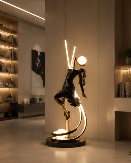 Dancing Lady Floor lamp - Black