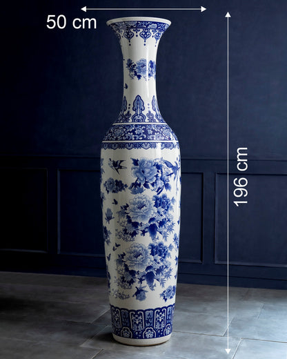 Royal Bloom Grandeur Tall Floor Vase - 6.4 Ft