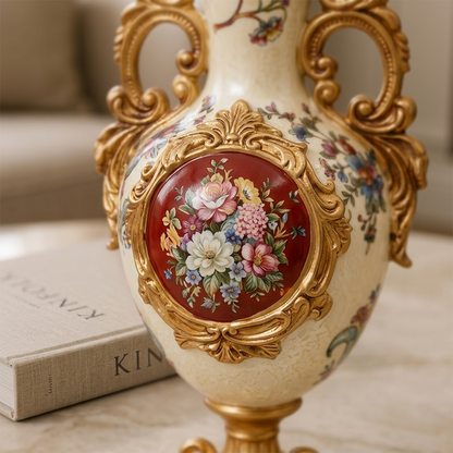 Crown Elegance Vase & Showpiece for Home & Item for Home Decoration