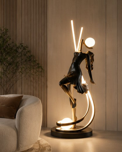 Dancing Lady Floor lamp - Black
