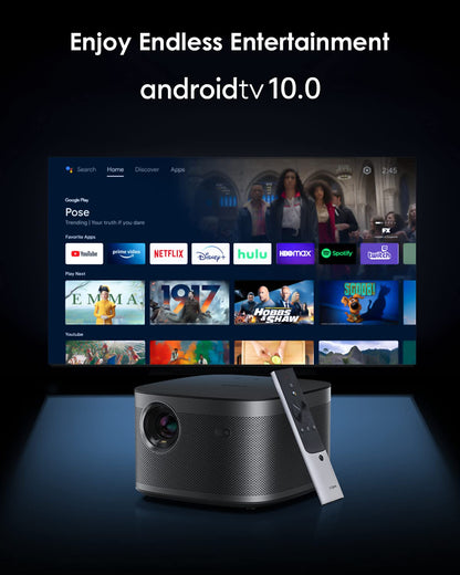 XGIMI Horizon Pro 4K WiFi Bluetooth Projector, Android TV UI, 1500 Lumens, Harman/Kardon Speakers, Auto-Focus