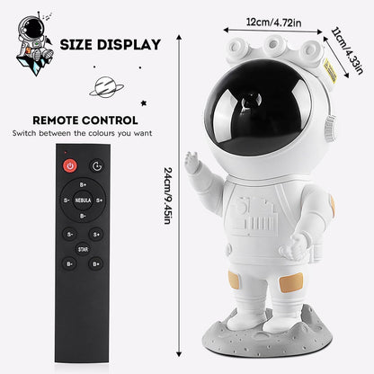 Astronaut Robot Projector Night Light 360° Adjustable Head with Timer and Remote Led Space Galaxy Star Projection Led Table Lamp for Kids Bedroom