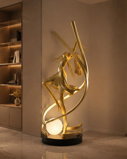Dancing Lady Floor lamp - Grey