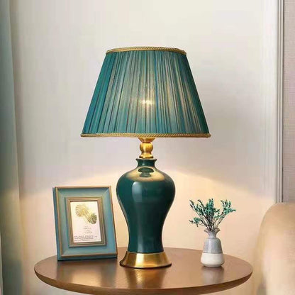The Green Comet Antique Decorative Table Lamp - Medium