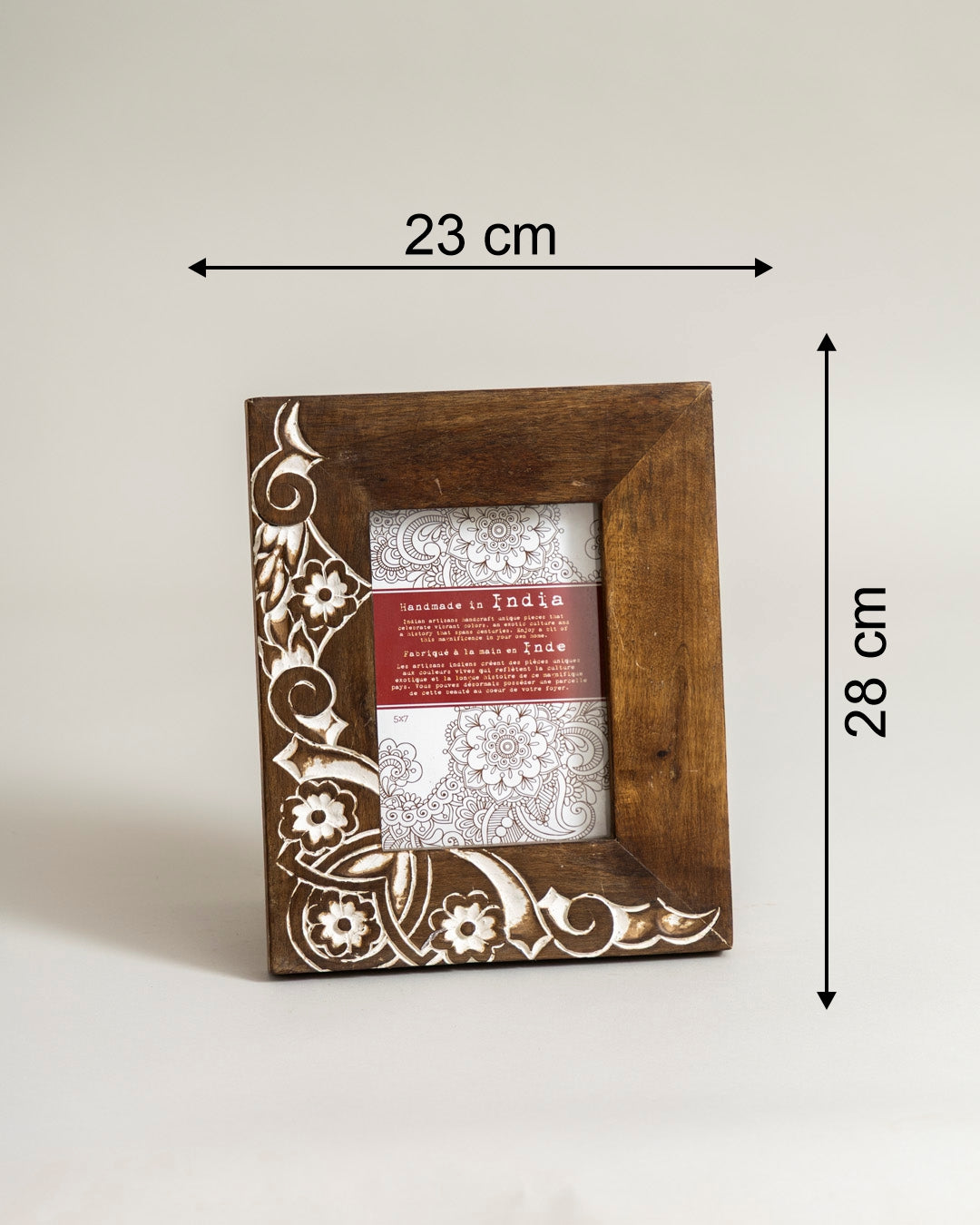 Floral Corner Handcrafted Photo Frame