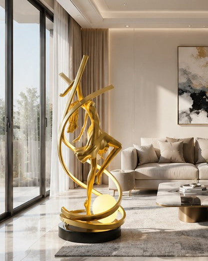 Dancing Lady Floor lamp - Grey