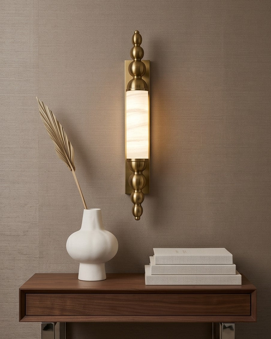 Aurielle Marble Glow Wall Sconce
