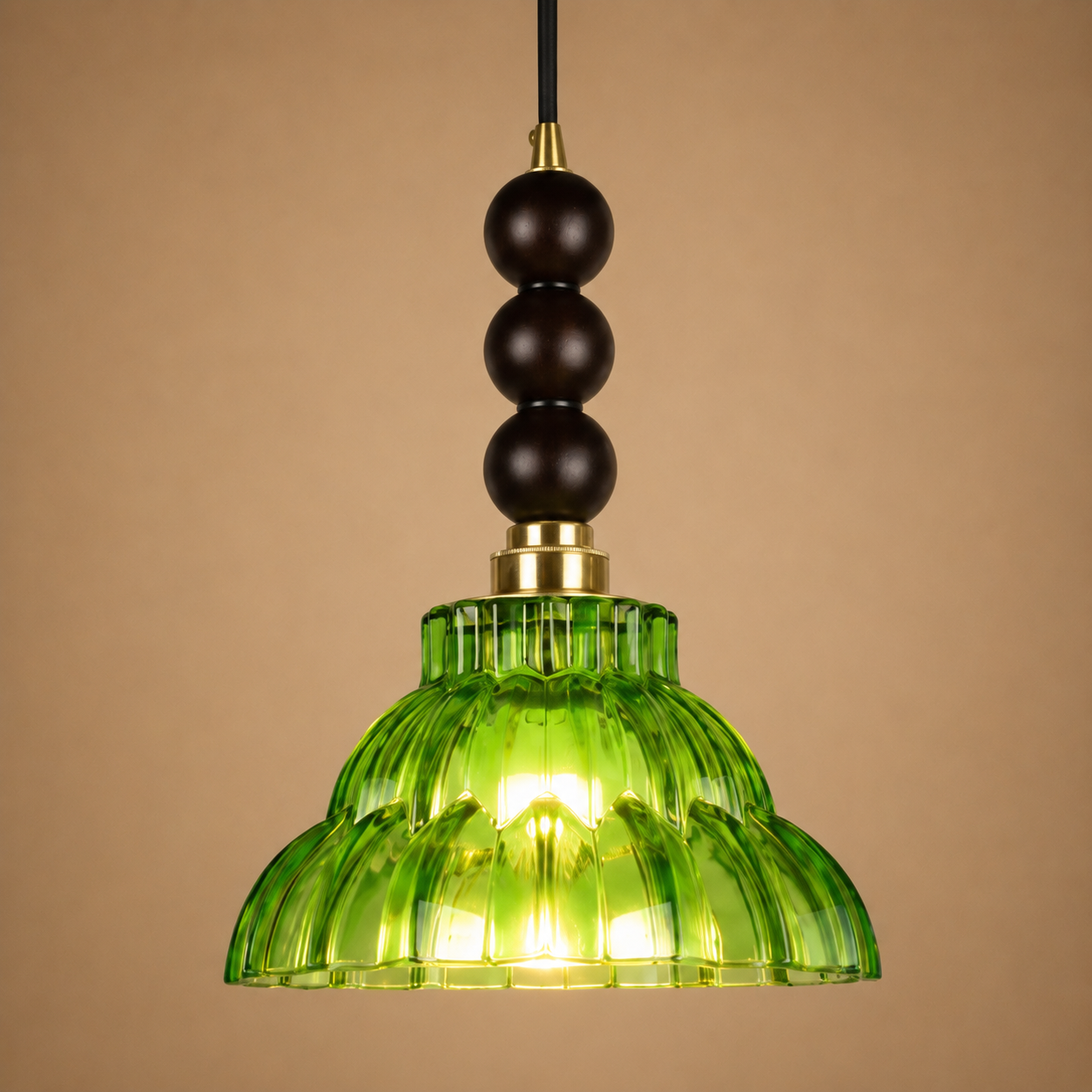 Rainleaf Bell Pendant Light For Home  & Item  for Home Decoration - Green