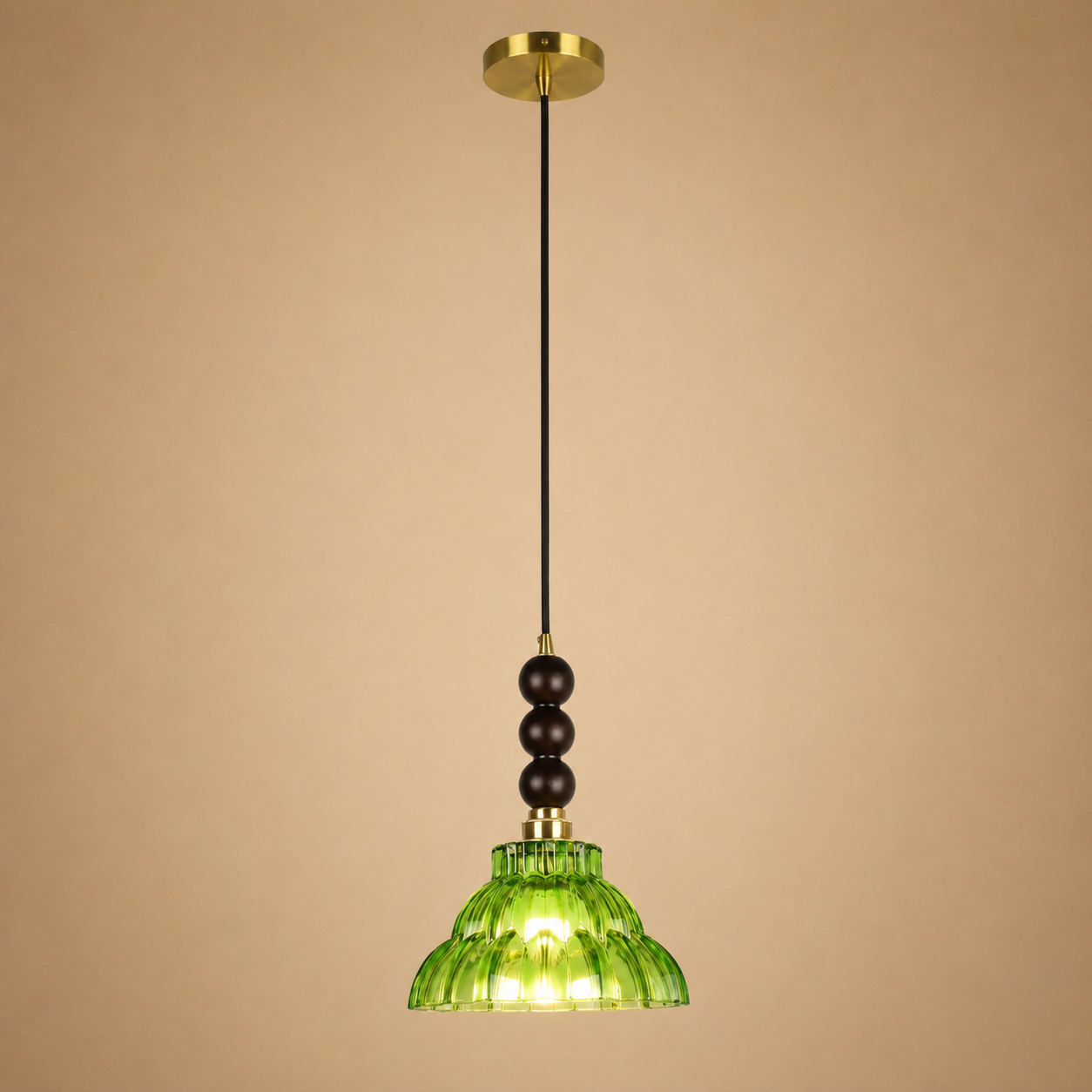 Rainleaf Bell Pendant Light For Home  & Item  for Home Decoration - Green