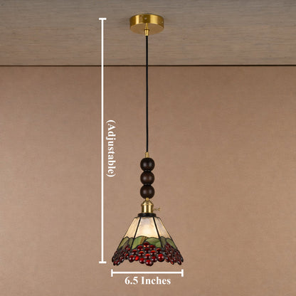 Ruby Blossom Pendant For Living Room