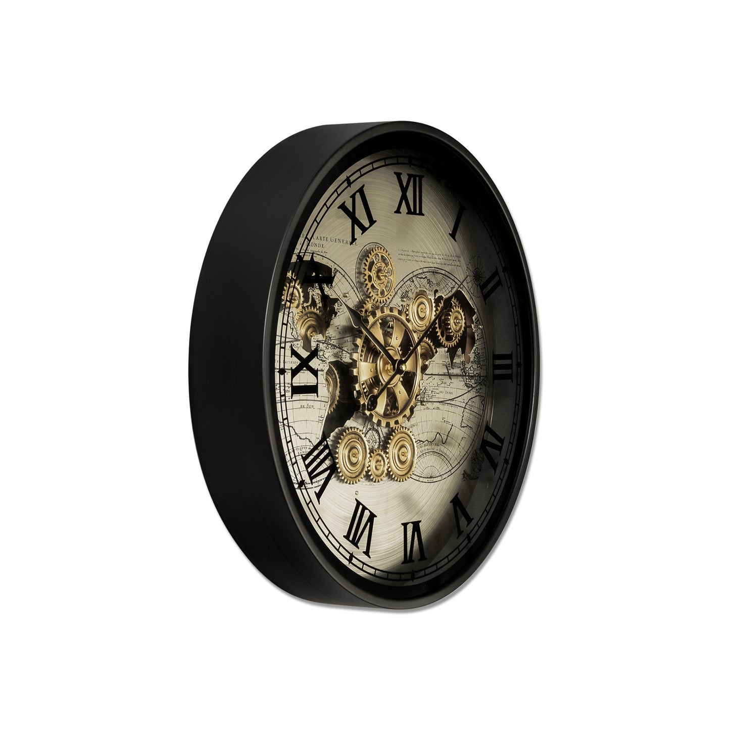 Moment Maker Luxury Designer Wall Clock With Moving Gear Mechanism Buy Wall Clock Online - Medium (Steel Body)