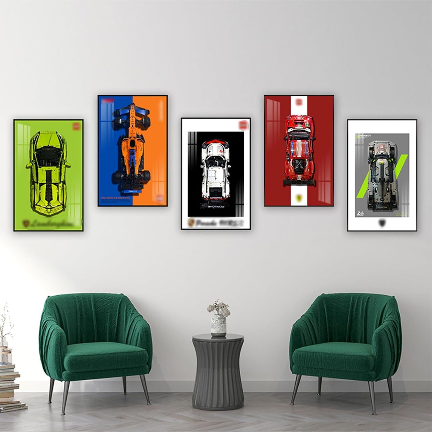 Car Wall Mount for Lego Mclaren F1 42141, Display Wallboard for Lego Car, Adult Collectibles Car Wall Mounted for Building Blocks, Gifts for Lego Lovers (Excluding Cars)