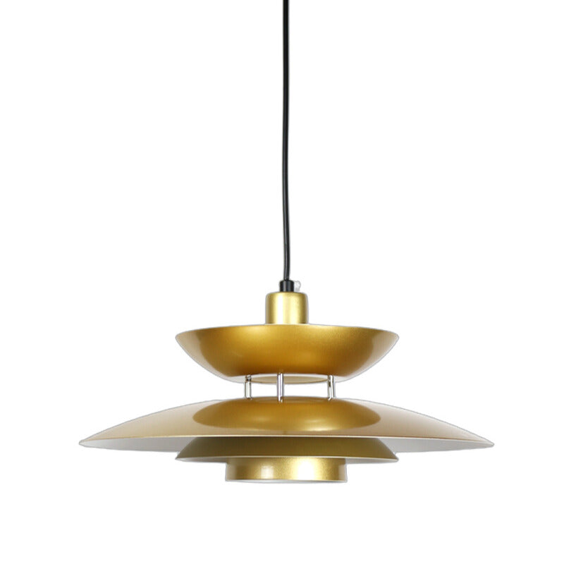 Floating Shade UFO Ceiling Light For Home - Gold