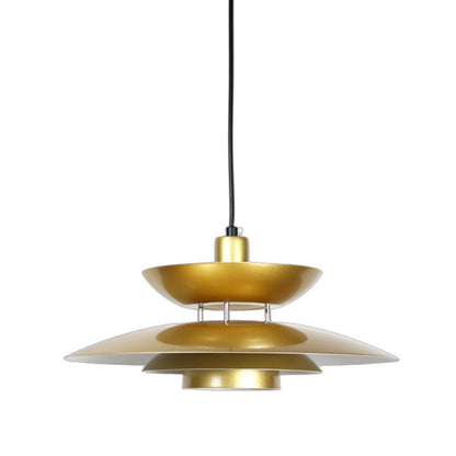 Floating Shade UFO Ceiling Light For Home - Gold