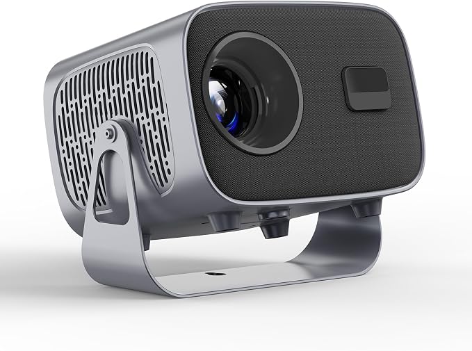 Fawoonu M10 Smart LCD LED Projector Android 11.0 Home Theater 2.4G/5G Dual-band WiFi Screen Mirroring BT5.2 HD USB Input 3.5mm o Out with Remote Control