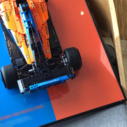 Car Wall Mount for Lego Mclaren F1 42141, Display Wallboard for Lego Car, Adult Collectibles Car Wall Mounted for Building Blocks, Gifts for Lego Lovers (Excluding Cars)