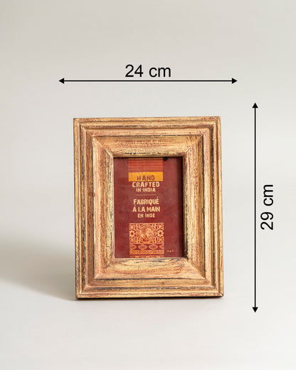 Rustic Ridge Wooden Photo Frame