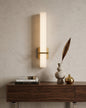 Lumière Vertical Brass Wall Sconce - Gold