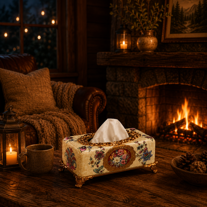 Victorian Grace Tissue Holder for Home & Item for Home Decoration
