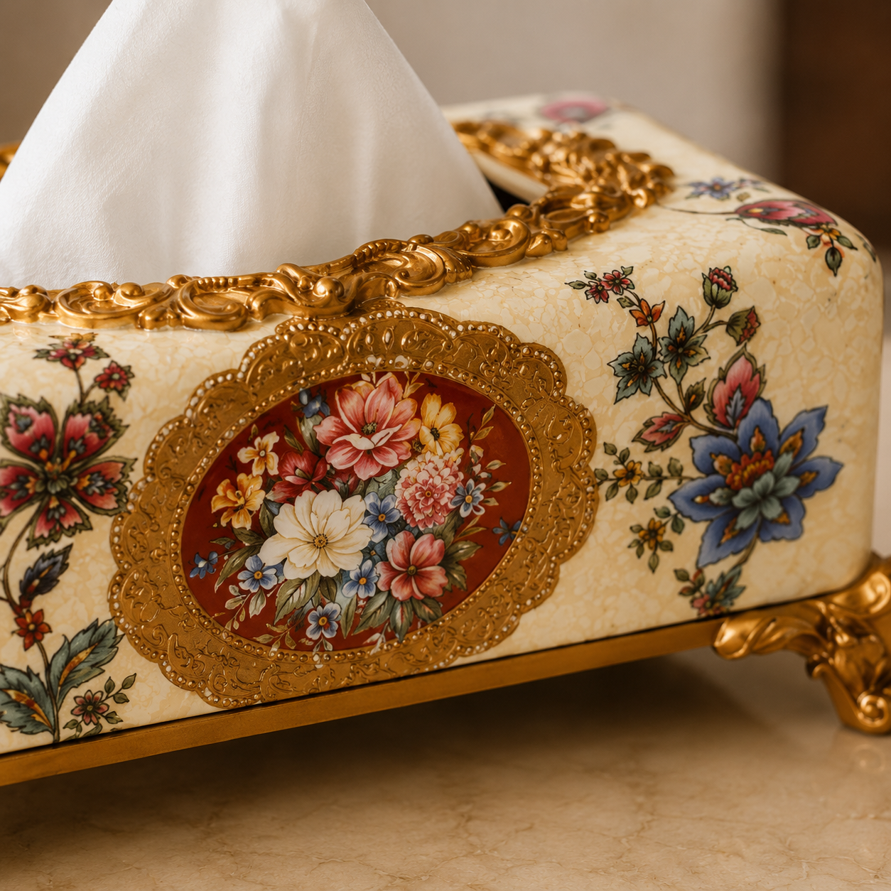 Victorian Grace Tissue Holder for Home & Item for Home Decoration