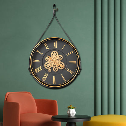 Quartz Quill Luxury Designer Wall Clocks for the Home With Moving Gear Mechanism Buy Wall Clock Online