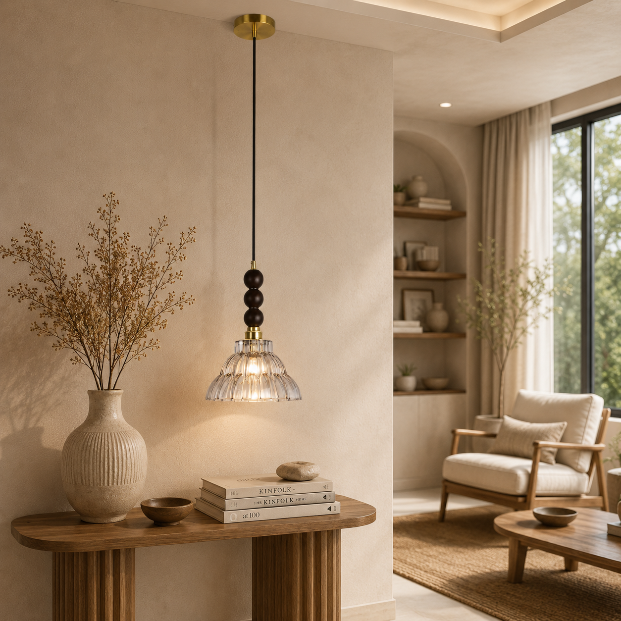 Rainleaf Bell Pendant Light For Home  & Item  for Home Decoration - Grey