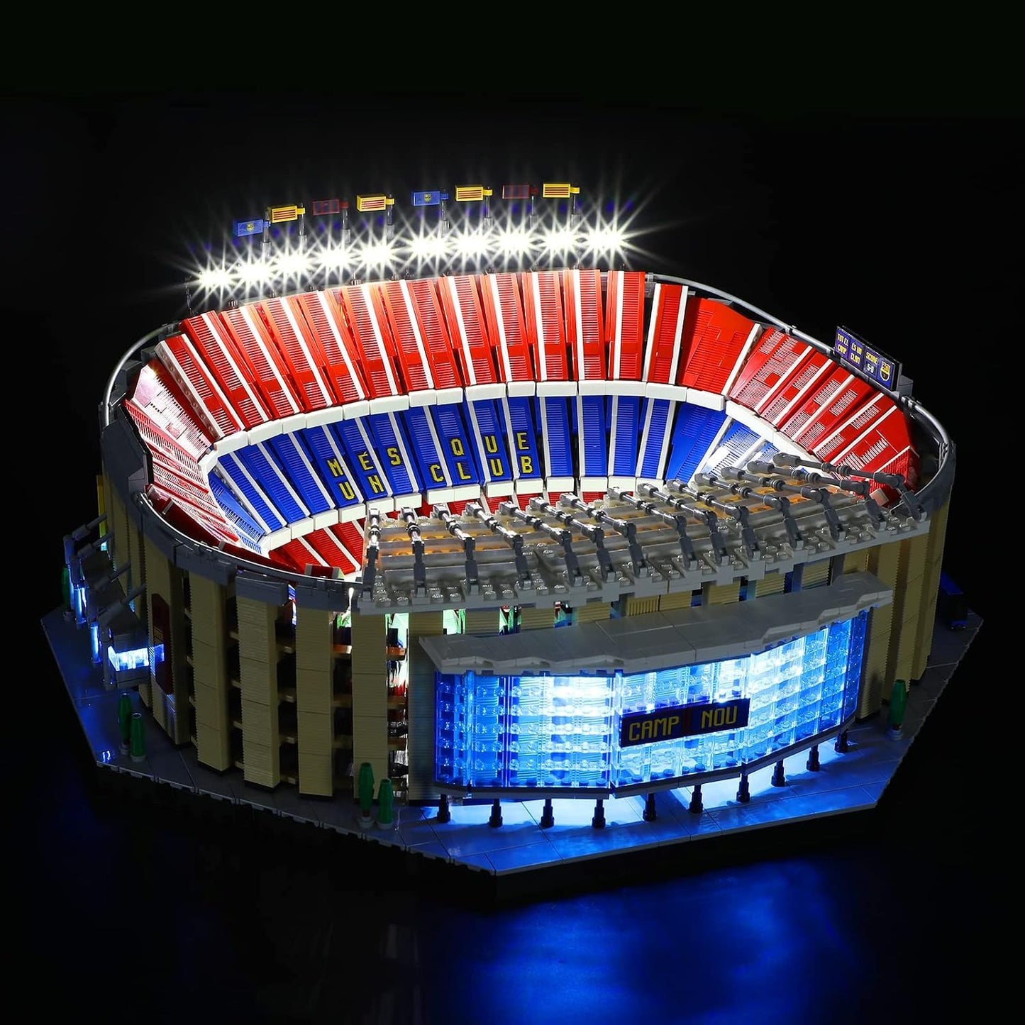 LEGO Light Set Creator Expert Le Camp Nou - FC Barcelona Model in Building Blocks