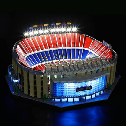 LEGO Light Set Creator Expert Le Camp Nou - FC Barcelona Model in Building Blocks