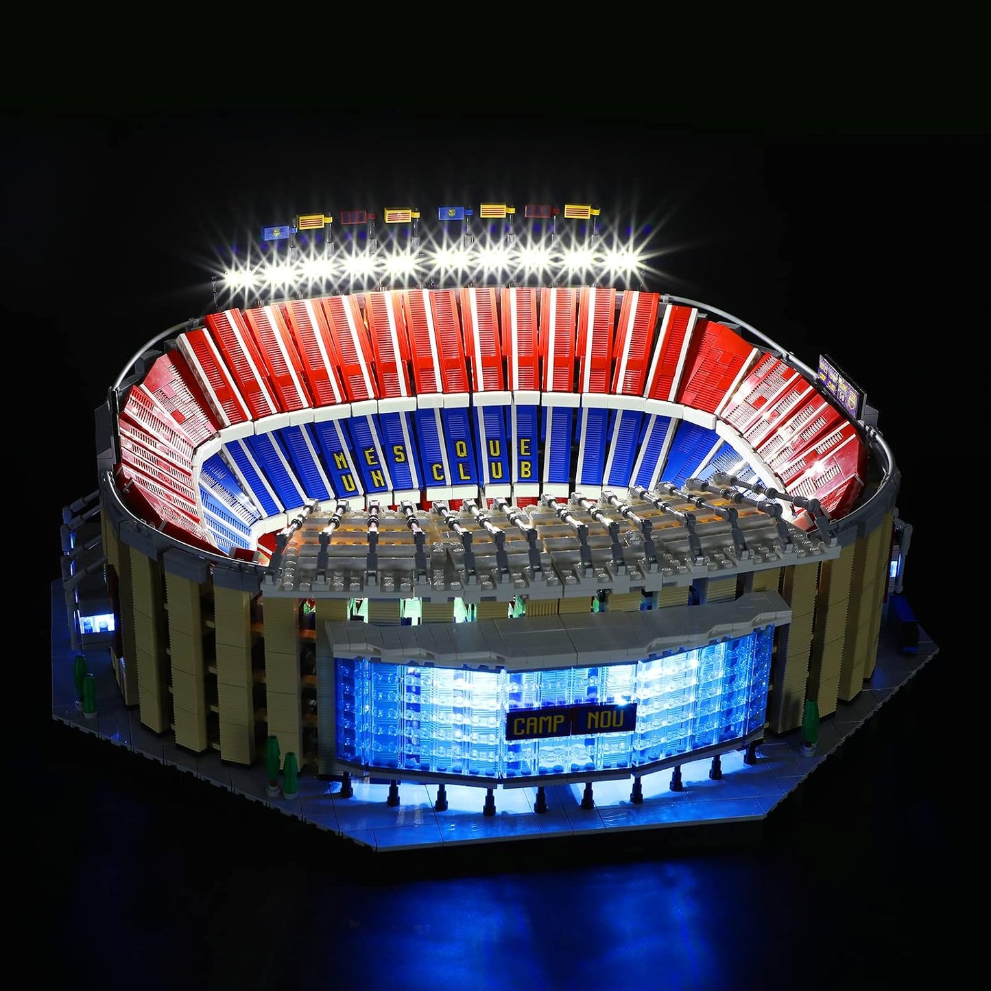 LEGO Light Set Creator Expert Le Camp Nou - FC Barcelona Model in Building Blocks