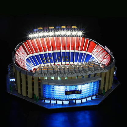 LEGO Light Set Creator Expert Le Camp Nou - FC Barcelona Model in Building Blocks