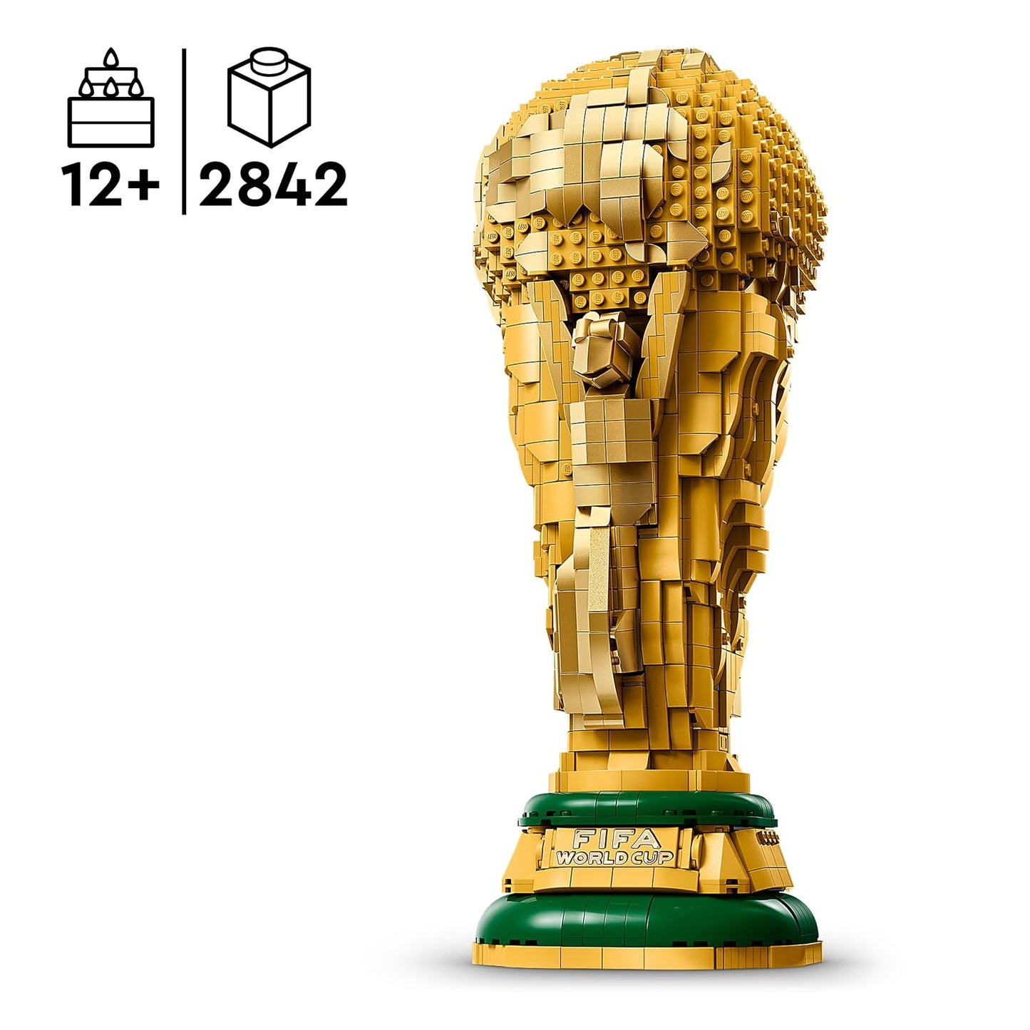LEGO FIFA World Cup Official Trophy Replica - Soccer Decor Building Set - 43020