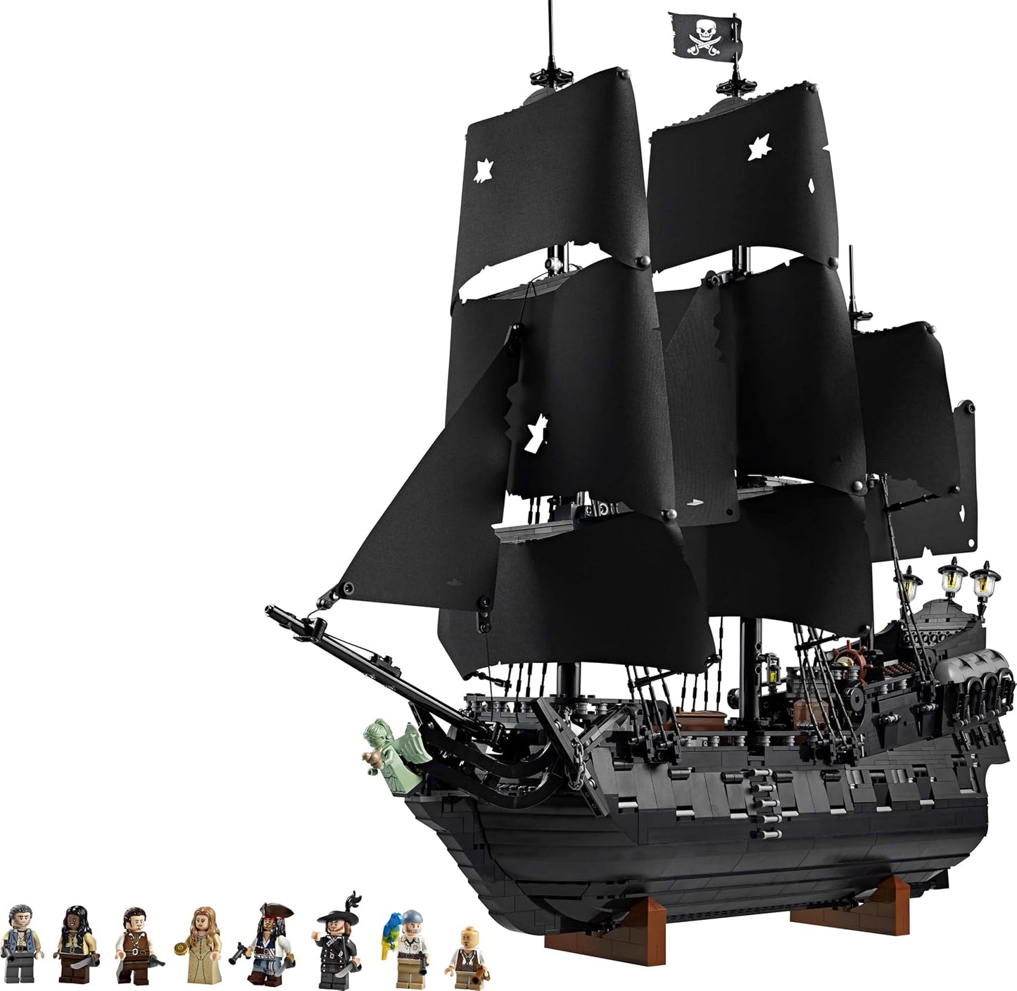 LEGO Icons Captain Jack Sparrow’s Pirate Ship Model Building Kit for Adults 10365