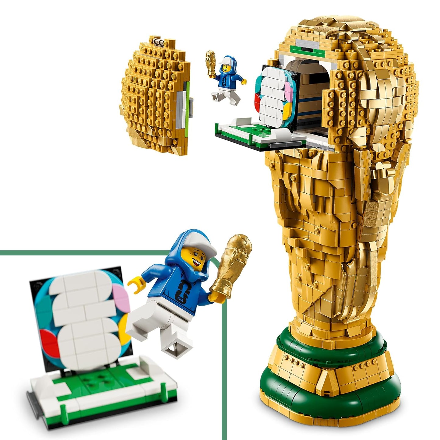 LEGO FIFA World Cup Official Trophy Replica - Soccer Decor Building Set - 43020