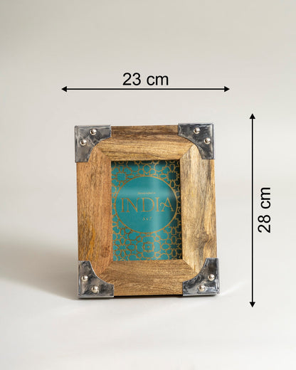Metal Corner Accent Photo Frame