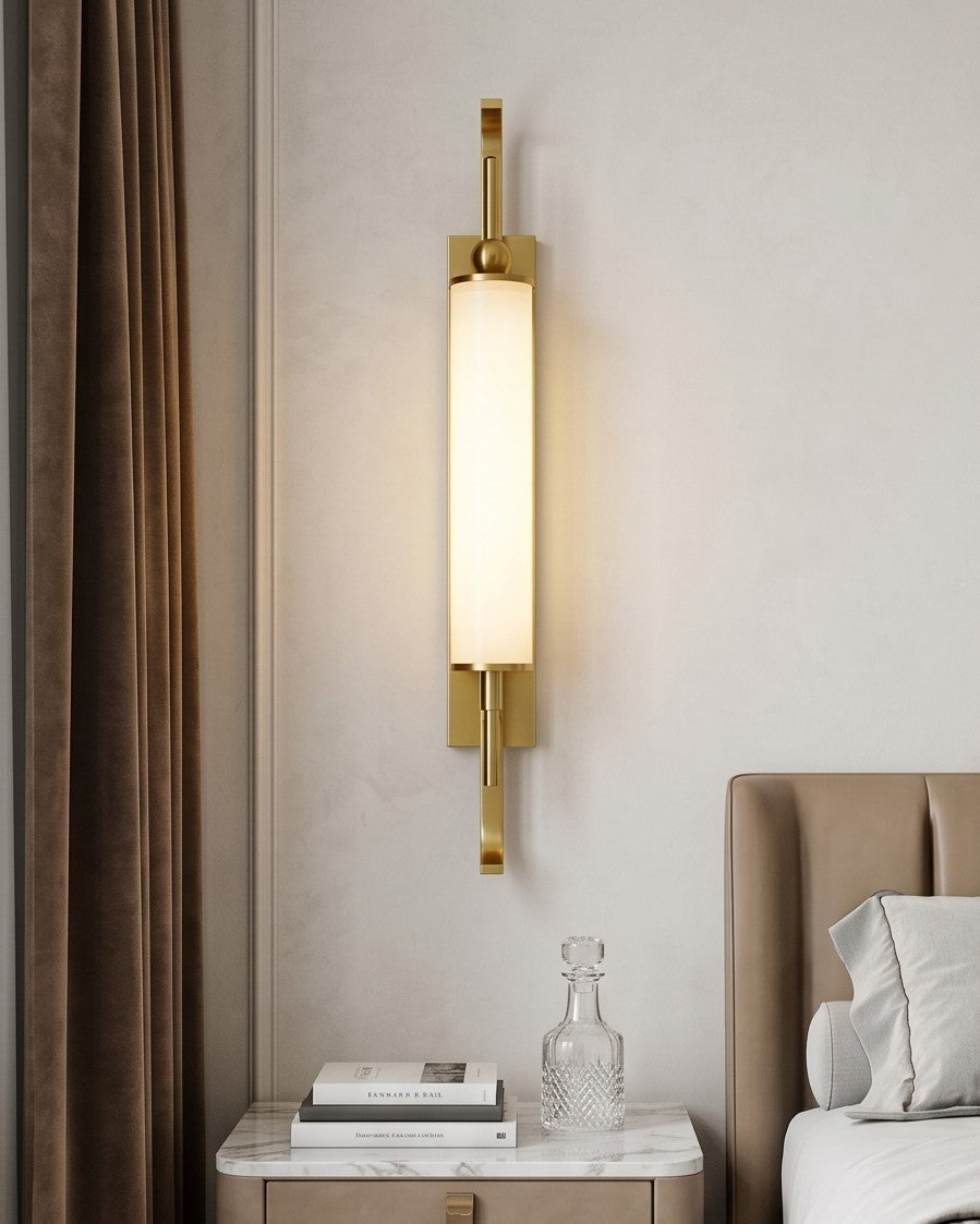 Aurielle Luxe Brass Wall Sconce - Gold