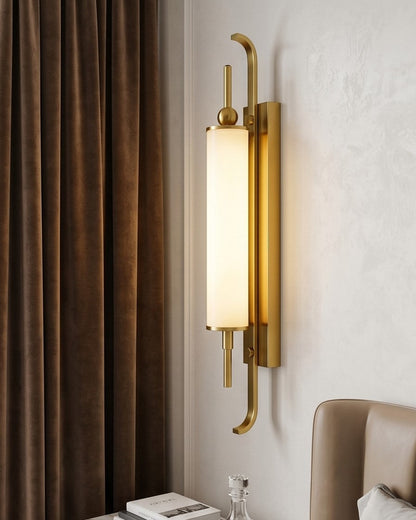 Aurielle Luxe Brass Wall Sconce - Gold