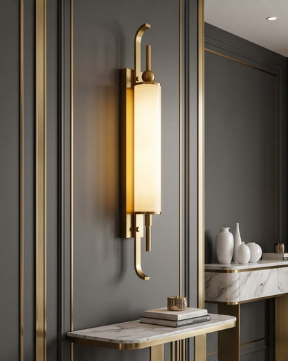 Aurielle Luxe Brass Wall Sconce - Gold