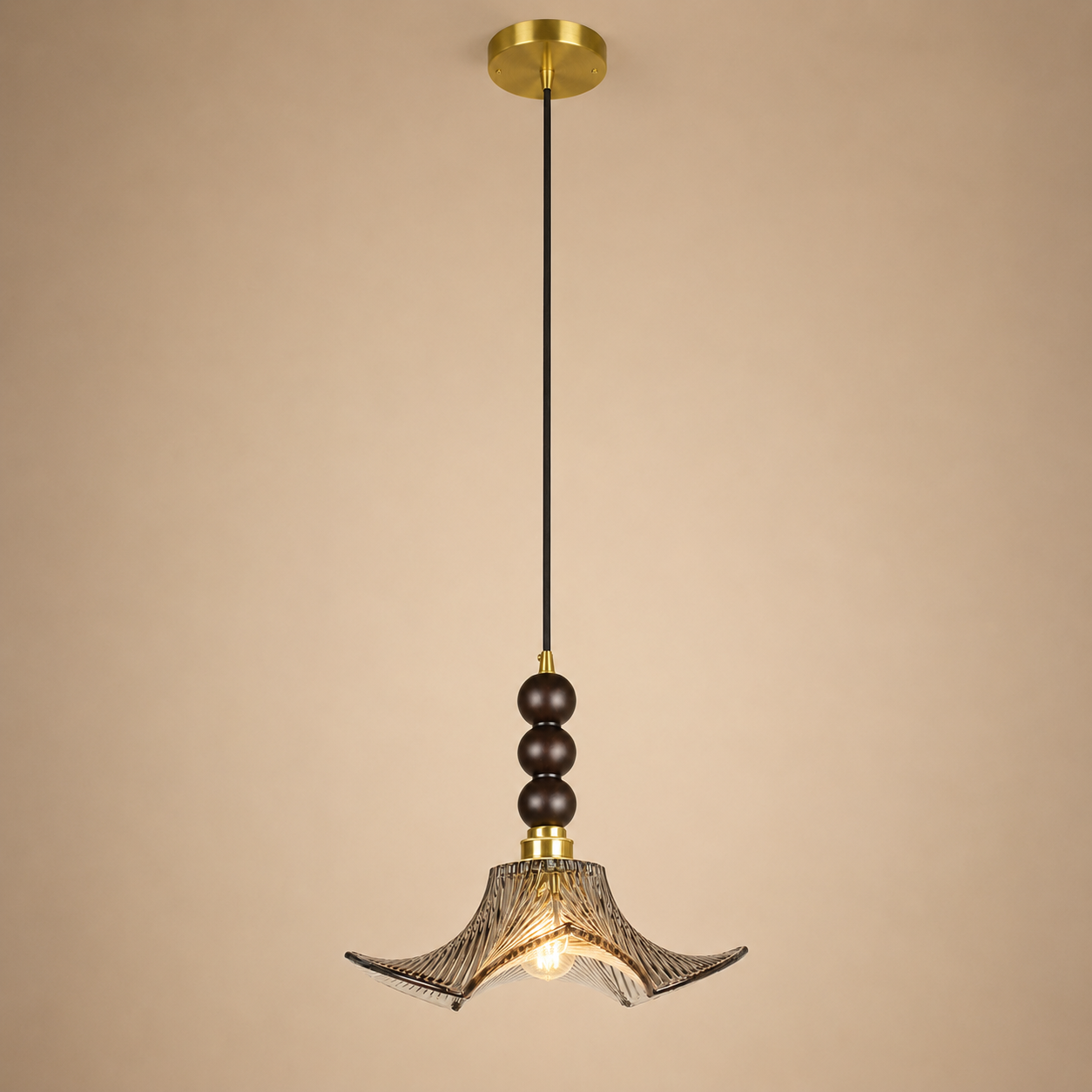 Ebon Flora Pendant Light For Home  & Item  for Home Decoration - Grey