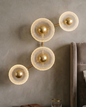 Floral Halo Cluster Wall Light