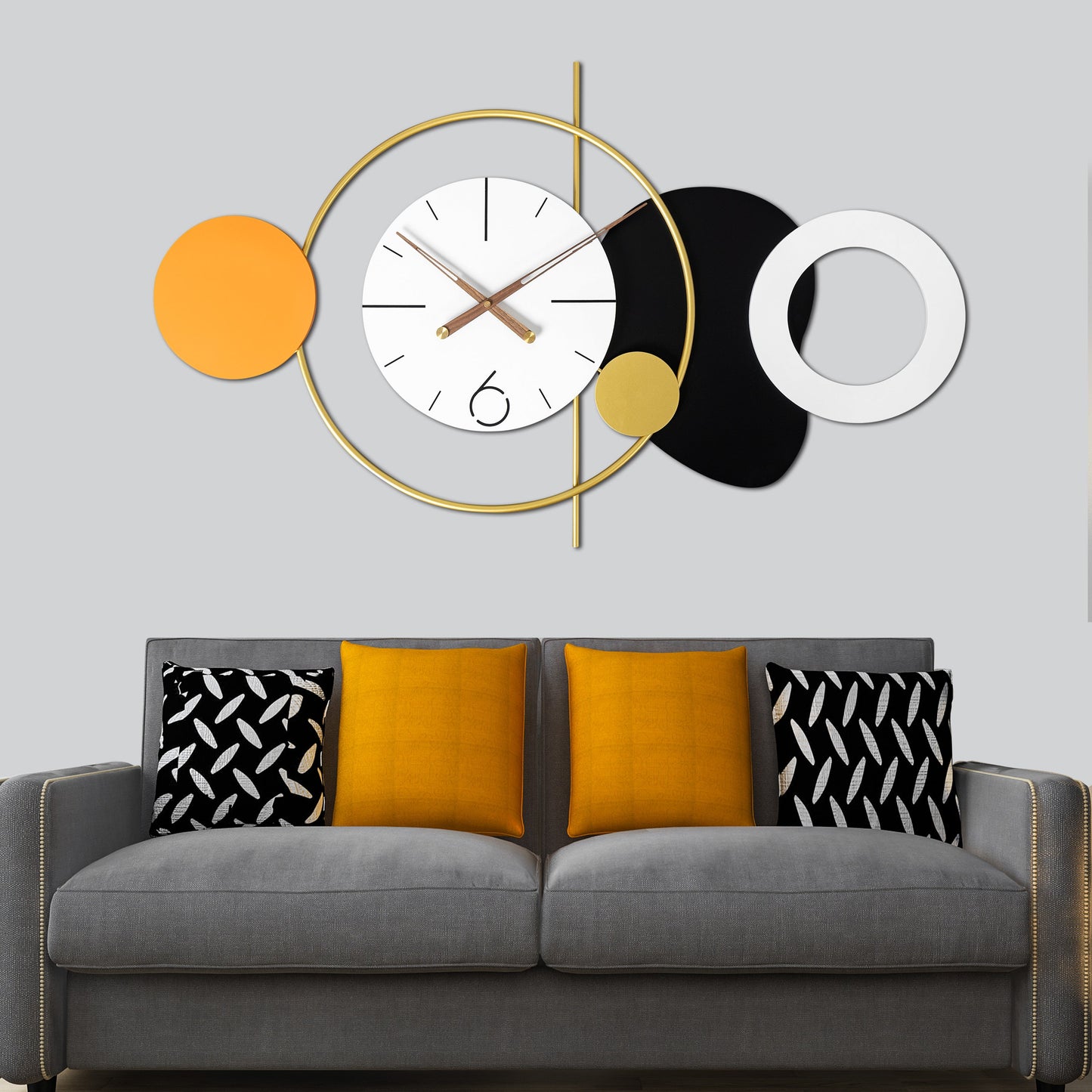 Dazzling Crescendo Metal Wall Clock Buy Wall Clock Online
