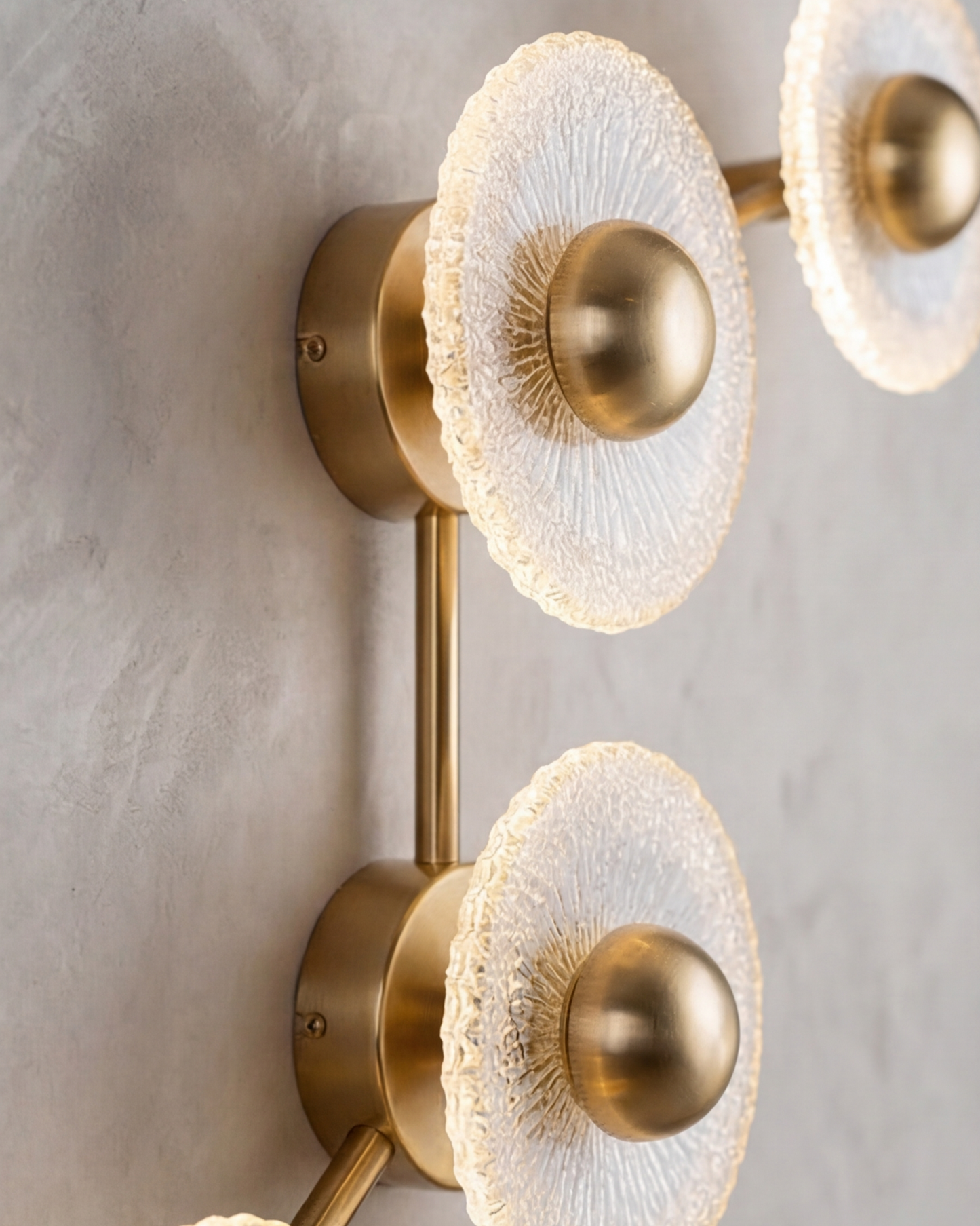Floral Halo Cluster Wall Light