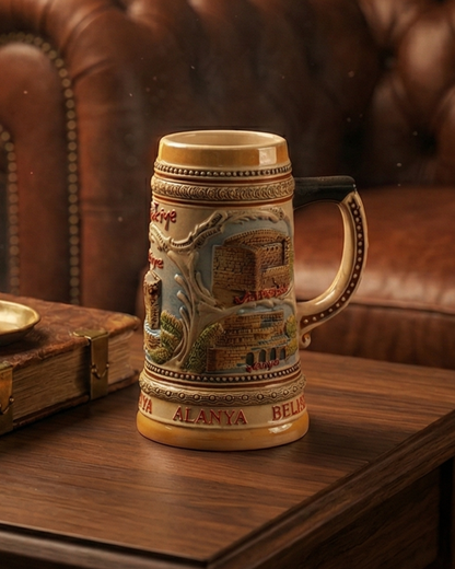 Türkiye Alanya Vintage Stein Beer Mug