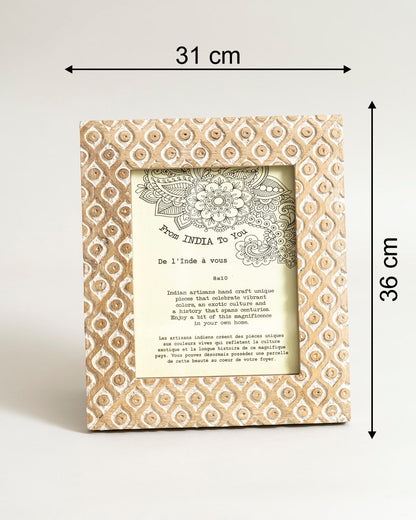 Ivory Mosaic Photo Frame