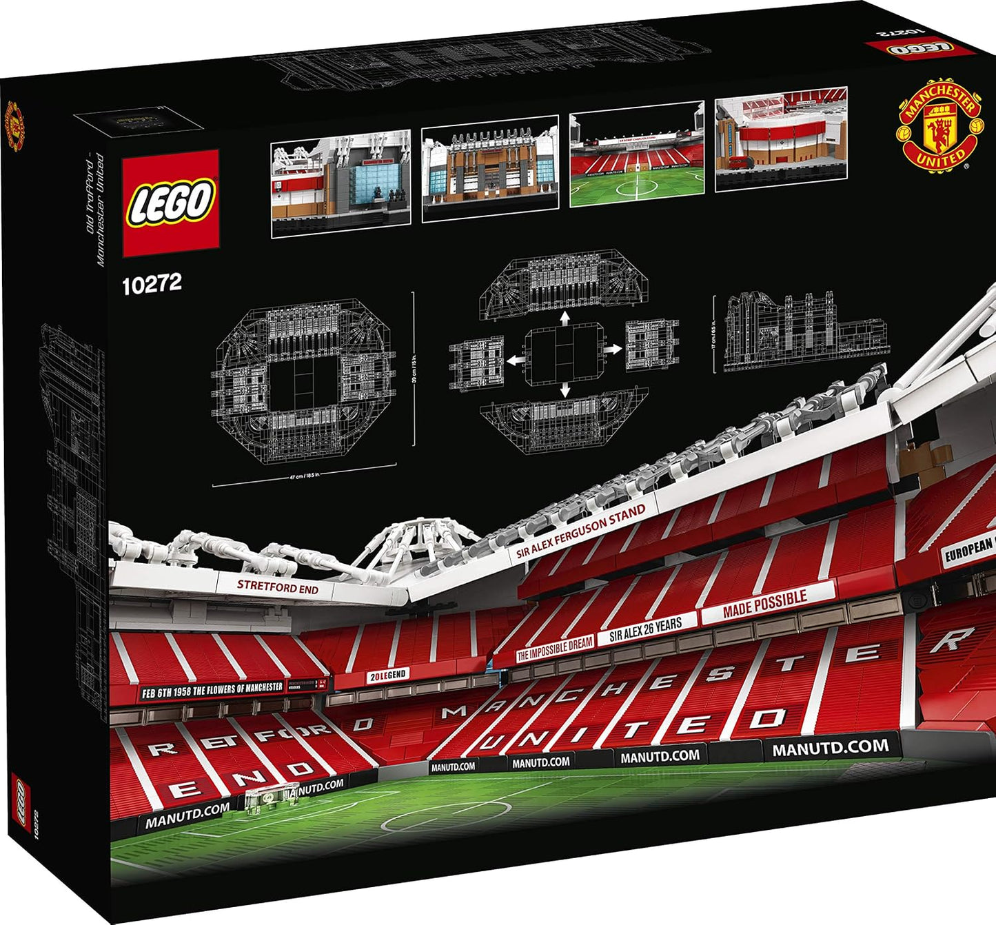LEGO Creator Expert Old Trafford-Manchester United 10272 Building Kit (3,898 Pcs)