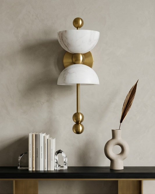Aureva Marble Luxe Wall Sconce