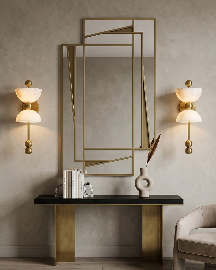 Aureva Marble Luxe Wall Sconce