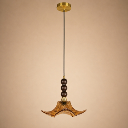 Ebon Flora Pendant Light For Home  & Item  for Home Decoration - Amber