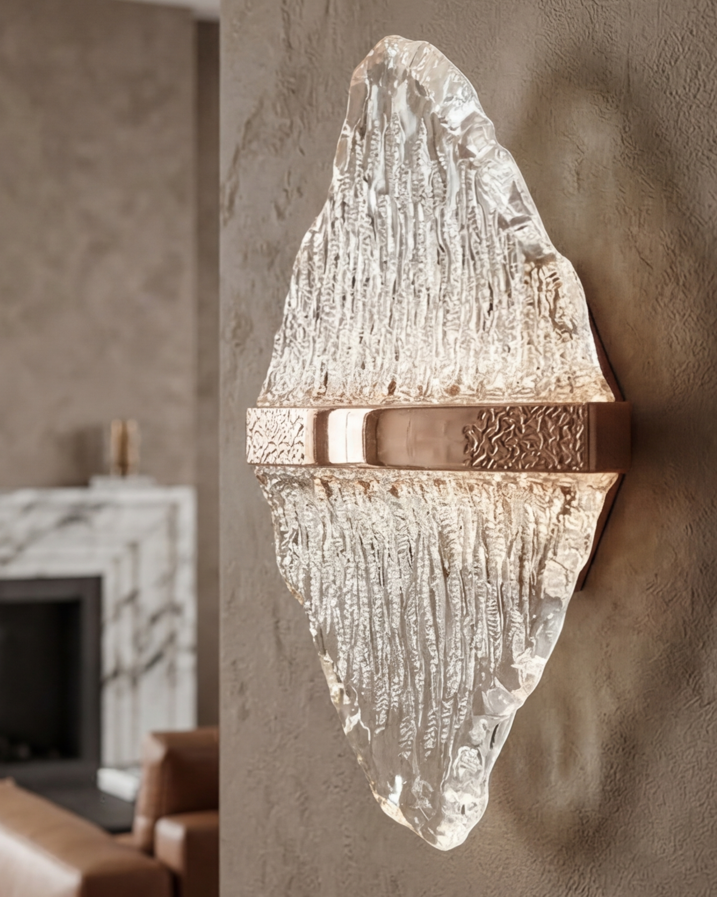 Glacier Acrylic Edge Wall Light