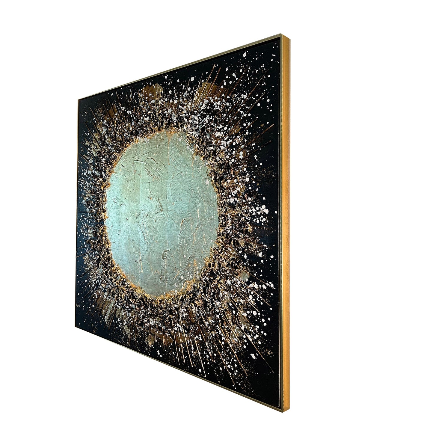 Cosmic Burst Opulence Modern Wall Art (40 x 40 Inches)