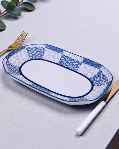 Midnight Mosaic Ceramic Platter